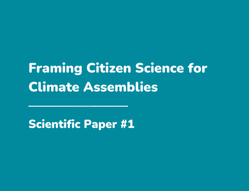 Framing Citizen Science for Climate Assemblies