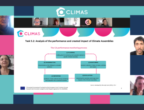 Climate Assemblies and Living Labs cross-exchange in CLIMAS